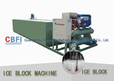 R507 / R404a Refrigerant 5 Ton Per 24 Hrs Ice Block Making Machine For Ice Business
