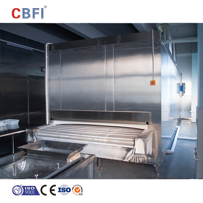1,000KG / H Industrial IQF Quick Tunnel Freezer Air Blast Freezer