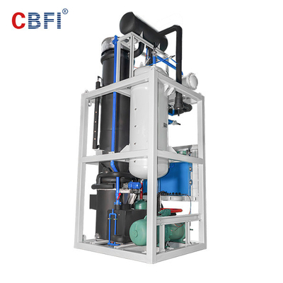 30 Mm ถึง 50 Mm Tube Ice Machine, เครื่องน้ำแข็งเกรดพาณิชย์แช่แข็งเครื่องดื่ม