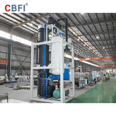 R404a 1 5 10 Ton Ice Cube Maker เครื่องทำน้ำแข็งหลอด Philippines For Ice Plant